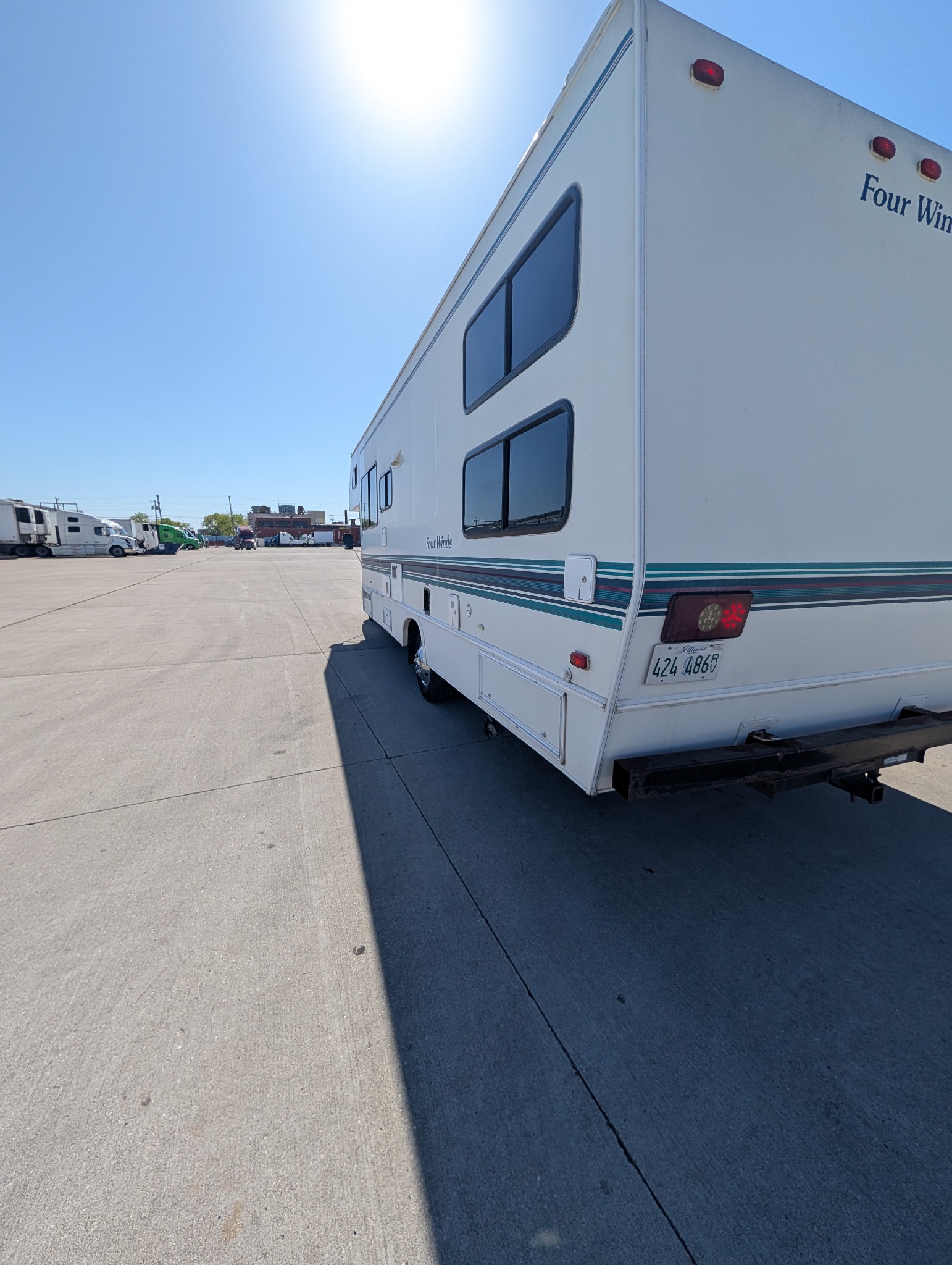 Rear side exterior
