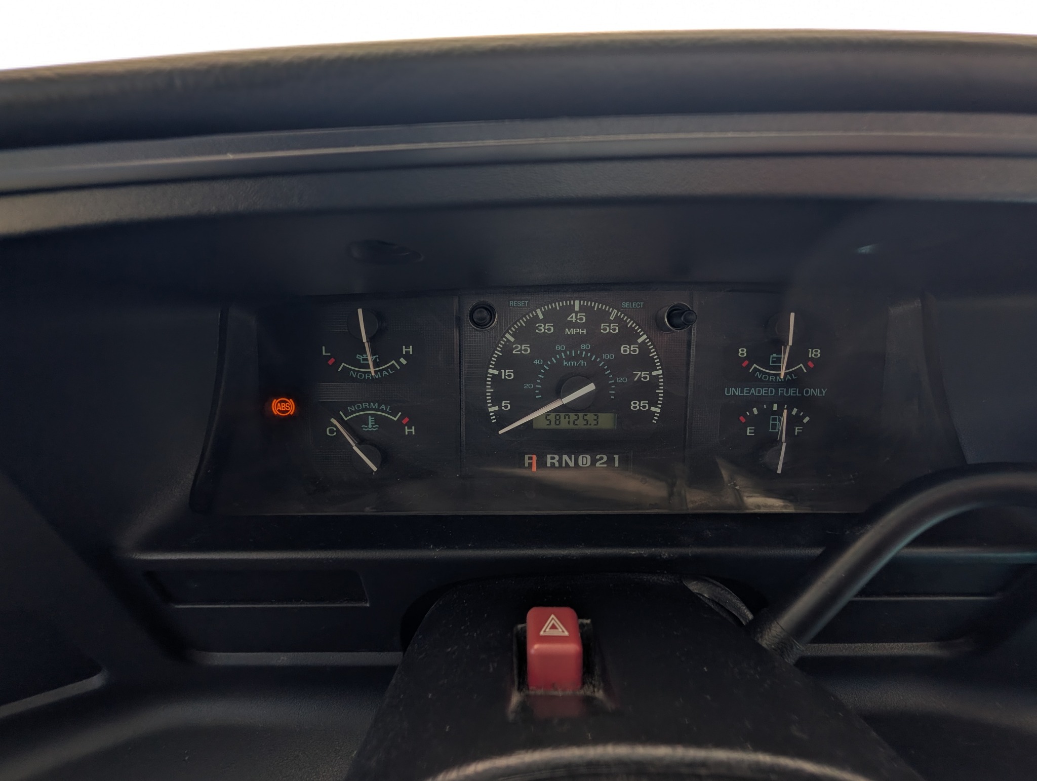 Dashboard / odometer